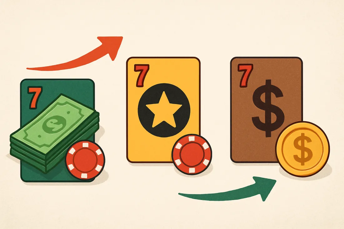 Mejor bono de casino según wagering Perú: comparación visual de opciones