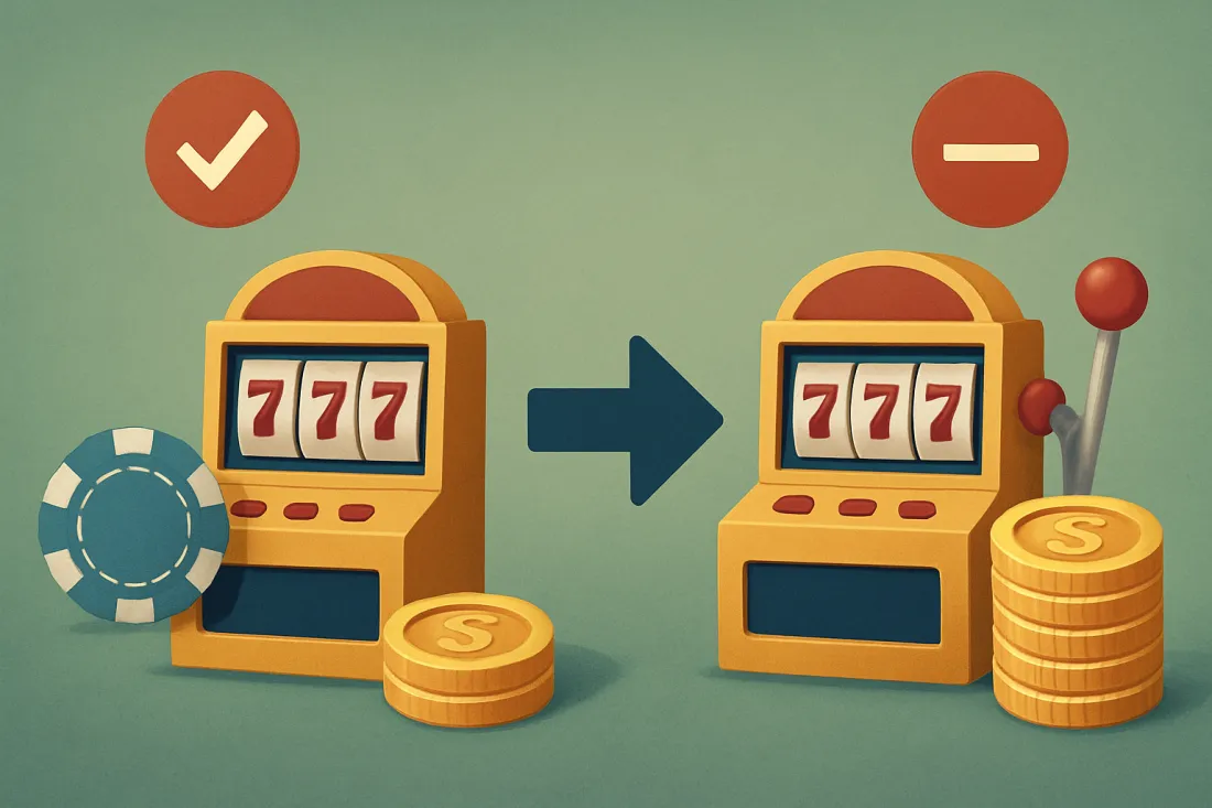 Tiradas gratis sin depósito vs tiradas con depósito: comparación visual de opciones