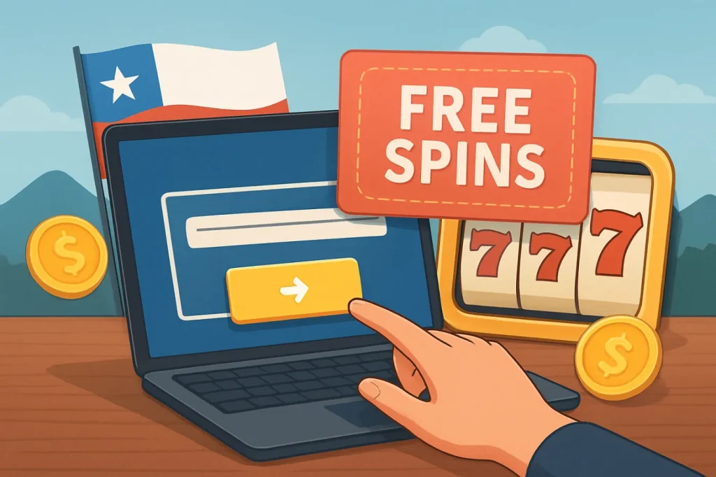 Código bono tiradas gratis sin depósito en Chile