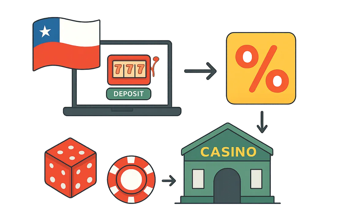 Bono con depósito mínimo casino chile: esquema de los elementos clave