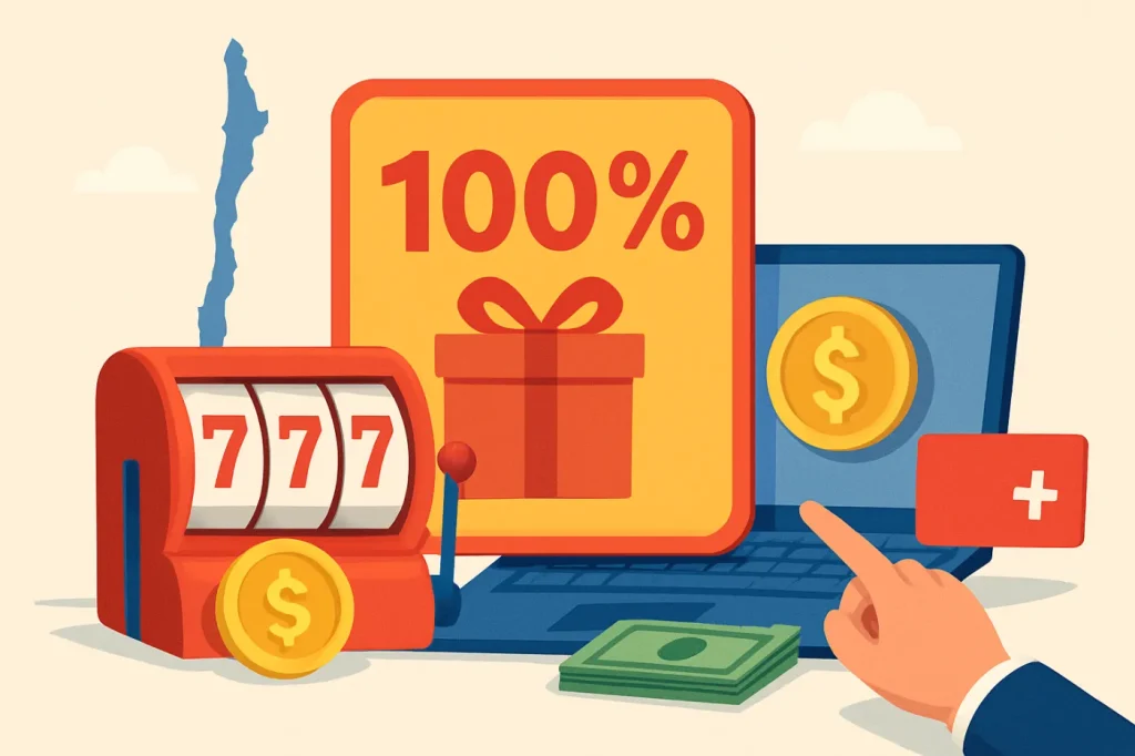Mejor bono de bienvenida con depósito en casinos online de Chile