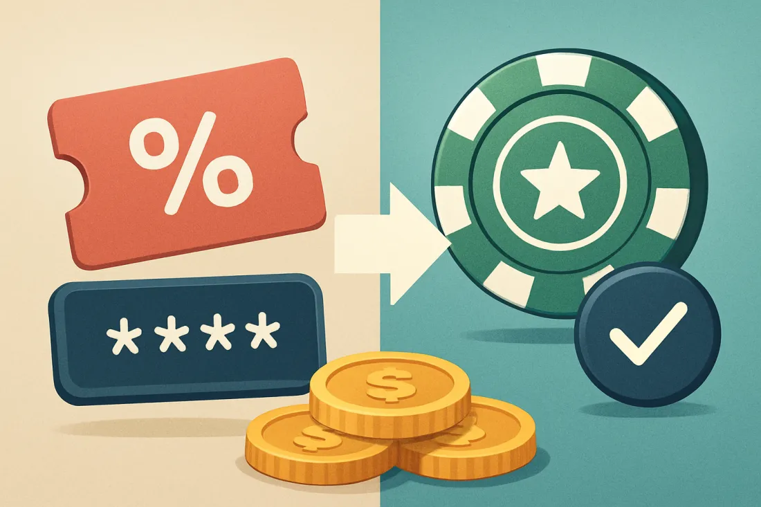 Bonos con código vs bonos automáticos casinos chile: comparación visual de opciones