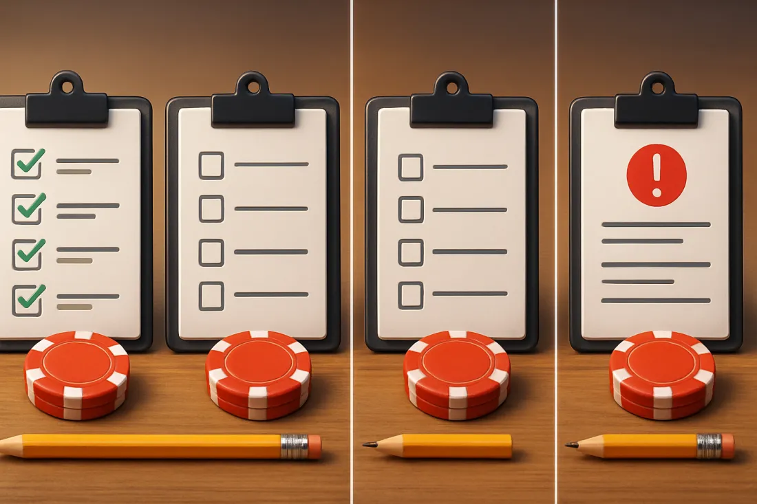 Cómo leer términos y condiciones de bonos con rollover: comparación visual de opciones
