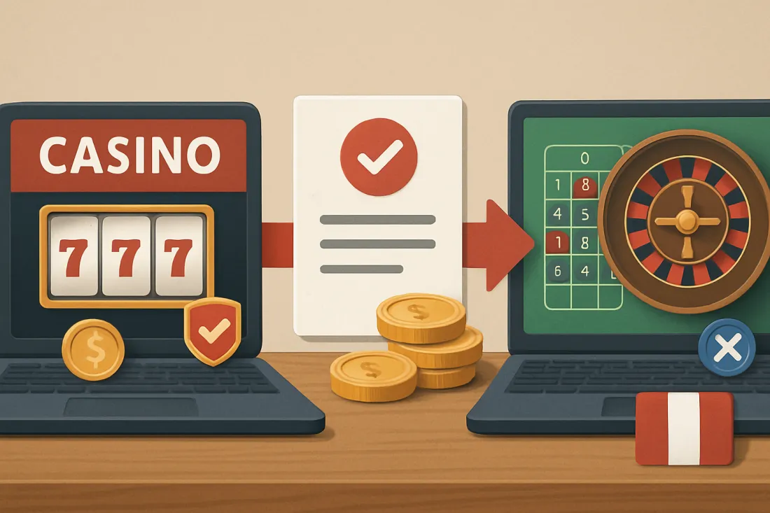 Casinos online en perú legales: comparación visual de opciones