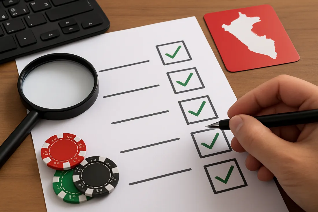 Casinos online en perú legales: lista práctica de comprobación antes de actuar