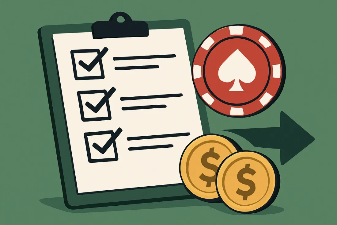 Qué es rollover en bonos de casino: lista práctica de comprobación antes de actuar
