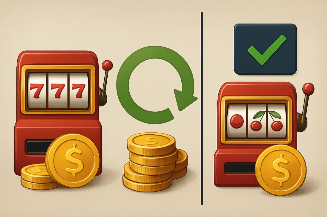 Rollover en tiradas gratis tragamonedas: comparación visual de opciones