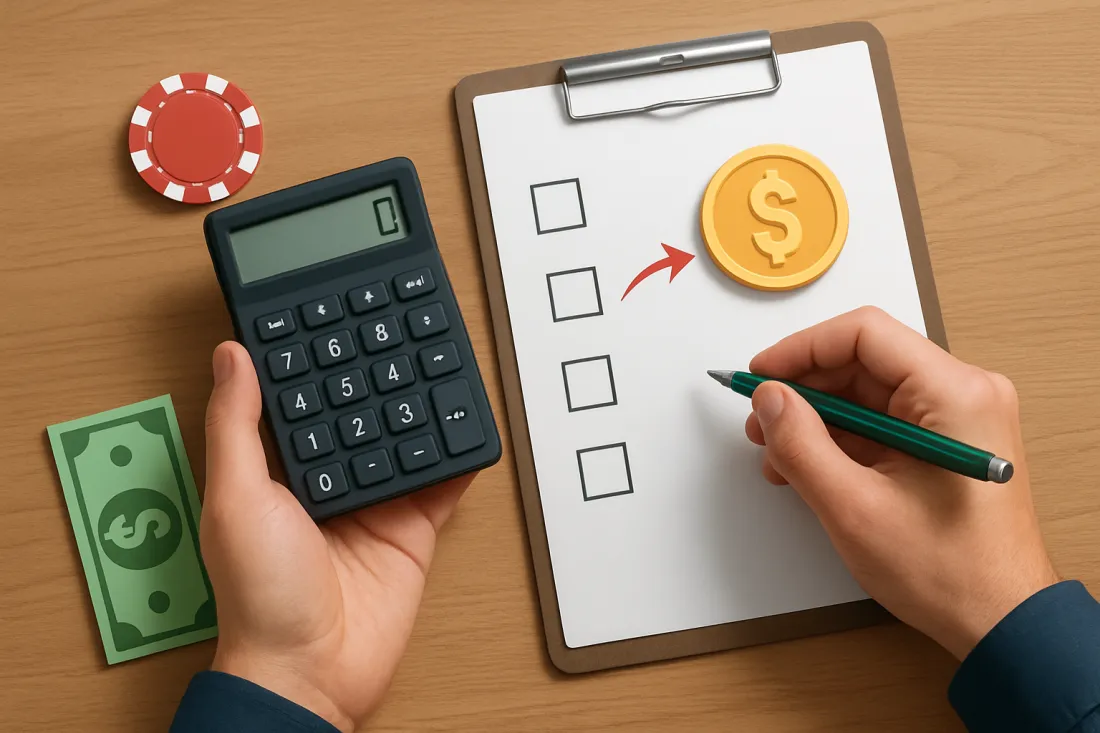 Cómo calcular rollover de bono de casino: lista práctica de comprobación antes de actuar