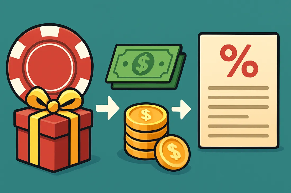 Qué es el rollover en bonos de casino: comparación visual de opciones